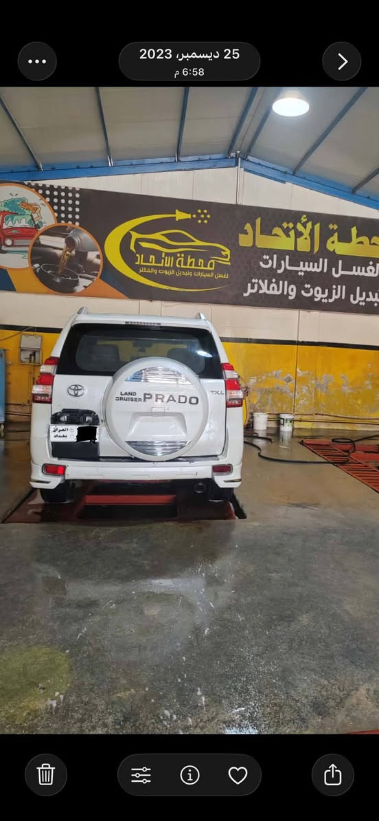 السلام عليكم برادو موديل ٢٠١١رقم بغداد محدث ٢٠١٧ ٧راكب تبريد ٣قطع مكينة كير حدادية تبريد كفالة مكينة ٤سلندر السيارة كفالة عدا باب الجنطة بيهة شبر صبغ المكان نجف ***********
