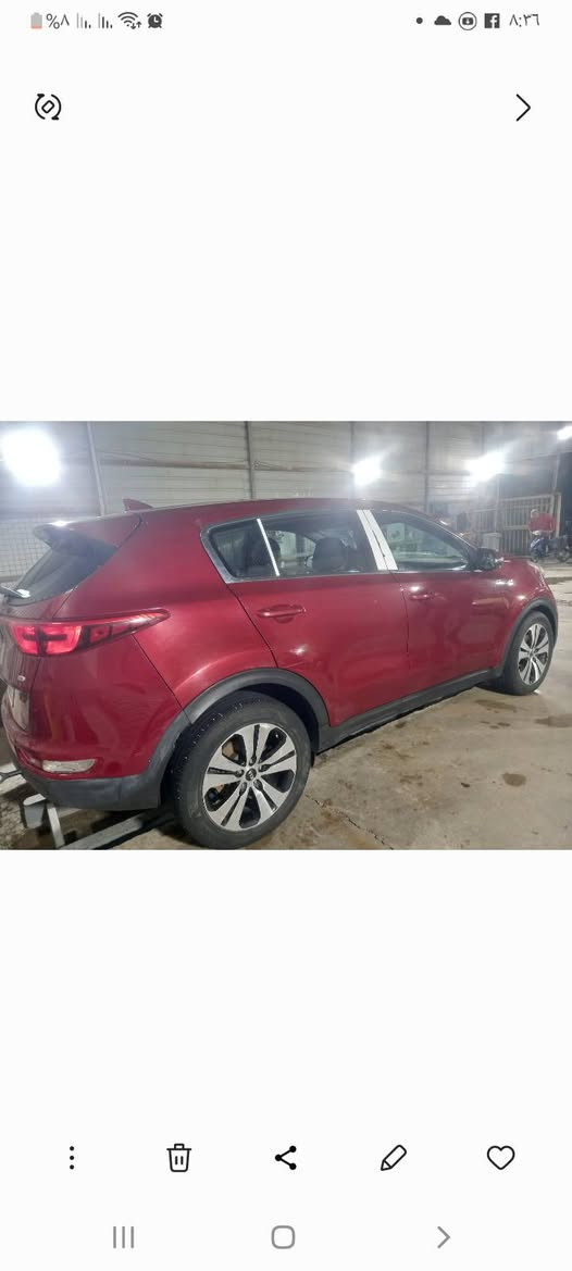 السلام عليكم 
كيا سبورتج 2017 امريكي 
مكينه وكير مكفولات  ماشيه 117
حادثها جاملغ خلفي وباب ومصبوغه الصفحه توحيد لون 
شواصي لغود حوض تكم داخليه كله مكفول
حداديه صدر جدد تخم تاير جديد 
لايت كشافات مري شفط  شاشه كامره دواره
تبريد ثلج 
رقم ميسان بسمنه تحويل مباشر
السعر 125وبيها مجال 
رقمي ***********
مكاني بغداد الشعب
