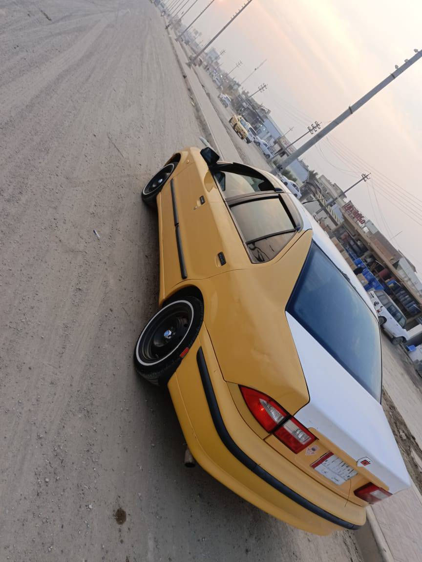 السلام عليكم سمند 11جديده حلوه وجاهزه مطلوبه هيئه 120وغرامات 400السعر المطلوب 36ينزل من سعره الغرامات والهيئة استلم صافي 32بيع أو مراوس حسب القناعه مكينه وكير لابخار ولاتنقيص تخم تاير كهربيات كله شغاله مكاني كوت مركز مدينه ***********
