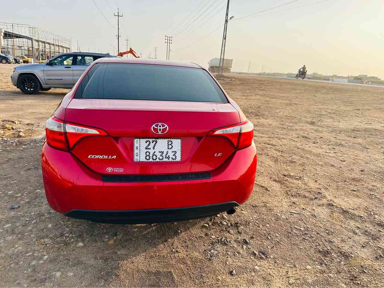 السلام عليكم 
كورلا 2016  ب اسمي مكينة 1800
تبريد ثلج 
حدادية جديدة 
تخم تاير 
لون مميز كرزي 
بيهة خمس قطع صبغ كلير بدون دواخل ابيع حزام كما موضح بالسونار 
سيارة استخدام شخصي ونضيفة بالخير على الياخذها 
السعر 105وبيهة مجال 
للاستفسار ***********
مكان السيارة واسط Singapore
