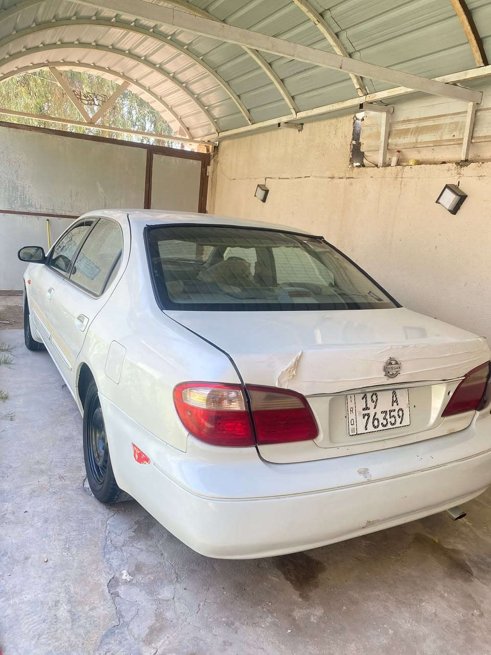 نيسان مكزما موديل ٢٠٠٨
رقم الدولي كربلاء بأسمي
السياره بدون حادث وبدون ايرباك
بيه صبغ بالقماره كافع بدون معجون وعلى كده مصبوغ
البقيه كفاله السياره
البجم كبس بدون حادث 
دواخل جديده
تخم تاير
باتري جديد
حداديه نظيفه
مكانها كربلاء 
السعر ٦٠ وبيه مجال
***********
