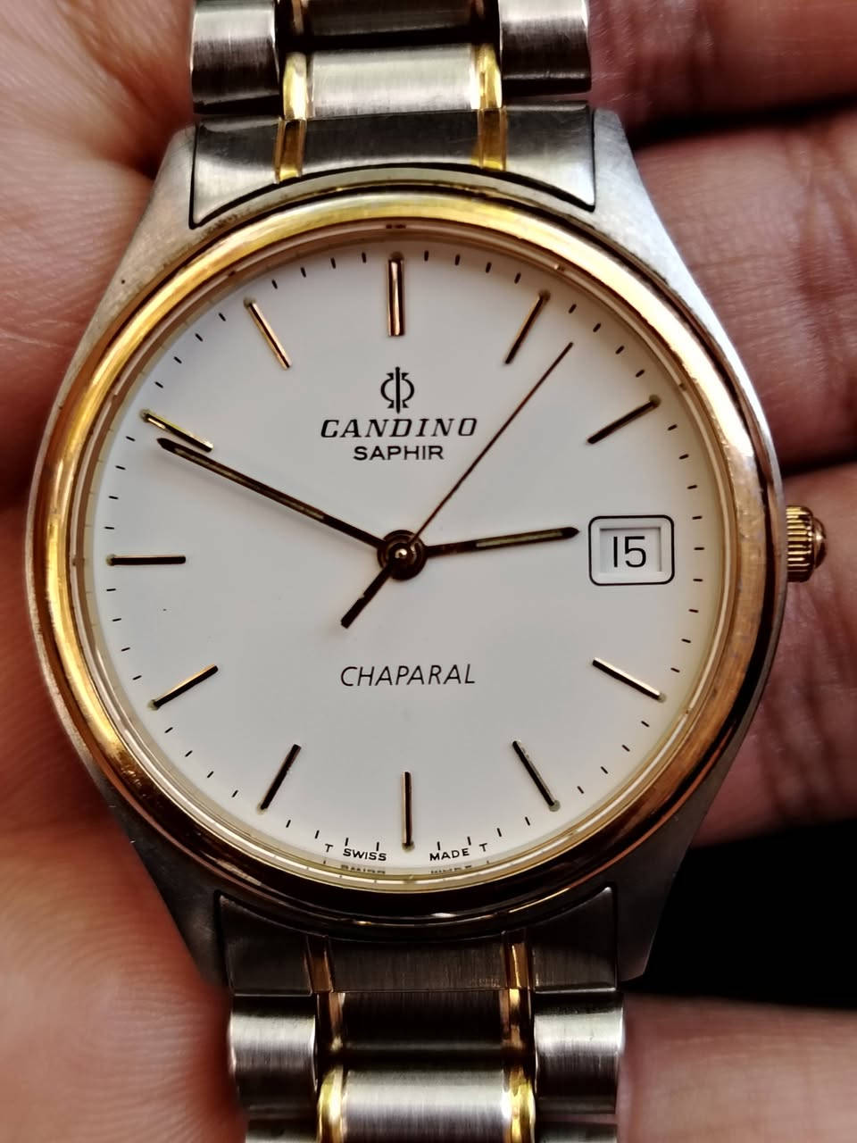 تحية طيبة لجميع
ساعة كاندينو (Candino) سويسرية
السير أستيل مقاوم لصدأ
الزجاج زفير ضد الخدوش
منفذ يومي
ماكنة كوارتز
يوجد توصيل لكافة محافظات العراق


**إذا كنت صاحب هذا الإعلان وتريد حذفه لأي سبب، رجاءا أرسل رسالة إلى الدعم الفني**