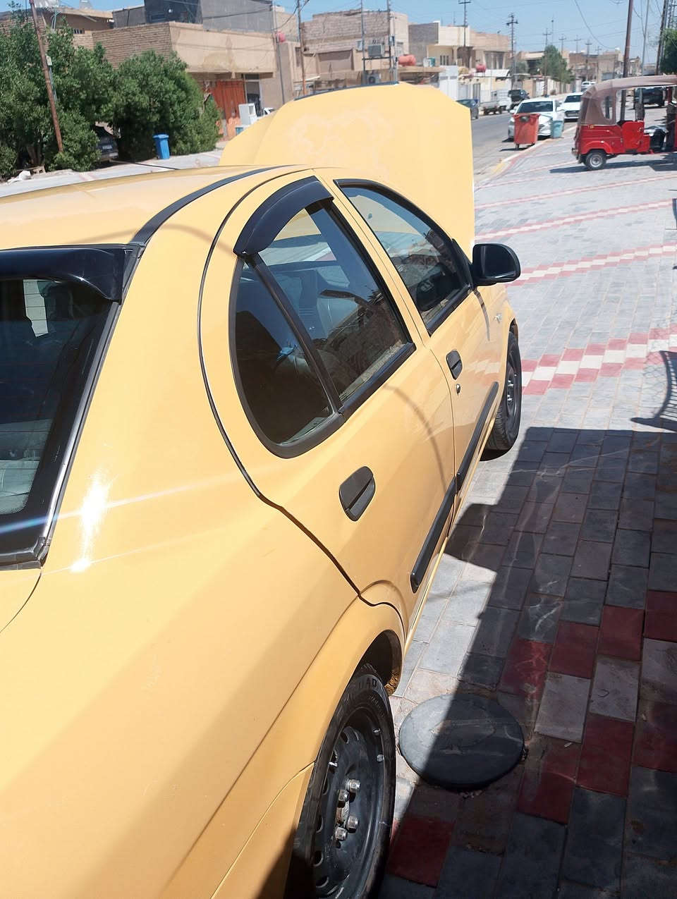 طيبه مديل16بسمي بيه بل جاملغ اشويه رصعه موضح بل صوره كير مكينه كفاله تخم تاير حته السبير جديد ويه التخم  والي يم الباتري الحار حترك وبدلت ضفيره كامله يعني كله عل بلاد كرباىياته رجعته بسمي كربلاء  السياره مامشتغله تكسي اروح ورد بيه فقط جديده سعره 45وبيه مجال *********** ترايك وين ماتريد
