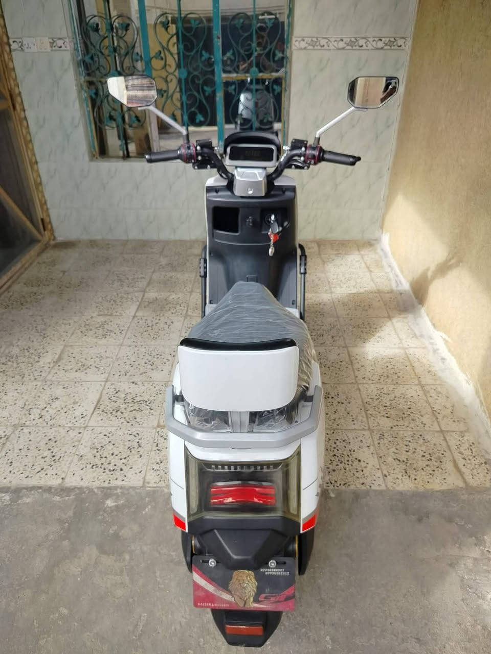 سلام عليكم
دراجة شحن 6 بطاريات ماشيا 3000 ملفها 2000
سويج وبصمة وكرت وامبثري بلادي وبك.... سعرها 650 وبيها مجال ومراوس حسب الرغبة 
مكانها الحصوه أبو غريب *********** بي واتساب
