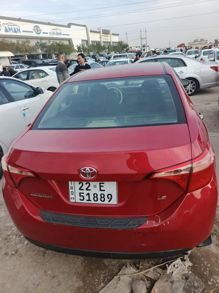 السلام عليكم
كورله 17
Le

رقم اربيل دولي بسمي
تحويل مباشر

مواصفات السياره 

كير محرك مكفولات

تخم تاير جديد  

كهربائيات كلها شغاله

حجر رادار موجود 

 بيه حادث بسيط صور الحادث مرفقة مع المنشور 

مكان ديالى بعقوبه  

سعرها مناسب وبيه مجال لشراي✅✅ 

السعر::  ١٣٠

للاستفسار اكثر  اتصل   ***********
