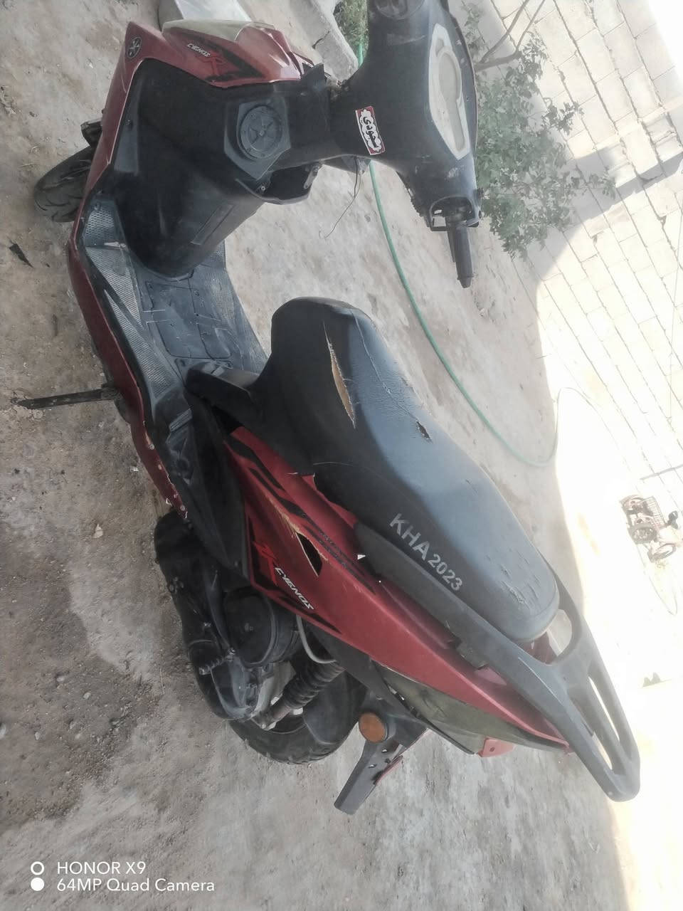سلام عليكم من رخصة الدمن دراجه سكنس فحل صيني التبخير لا تنقيص مكينه ما مفتوحه سعر 375 وبي مجال للطيبين الهاتف *********** شريح واتساب ابي وقت
