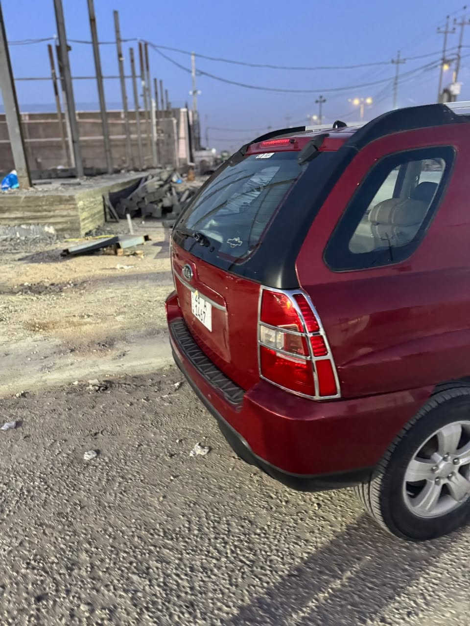 كيه سبورتج ٢٠٠٩
سيارة بيه ٤ قطع 

فور ويل محرك ٢٠٠٠

تبريد شغال سيارة نظيفه 

رقم نجف 

سنوية ٢٠٣٠

منظومة غاز بيه 

*********** 

مكان السيارة نجف 

السعر ٩٢ 

سيارة خليجي
