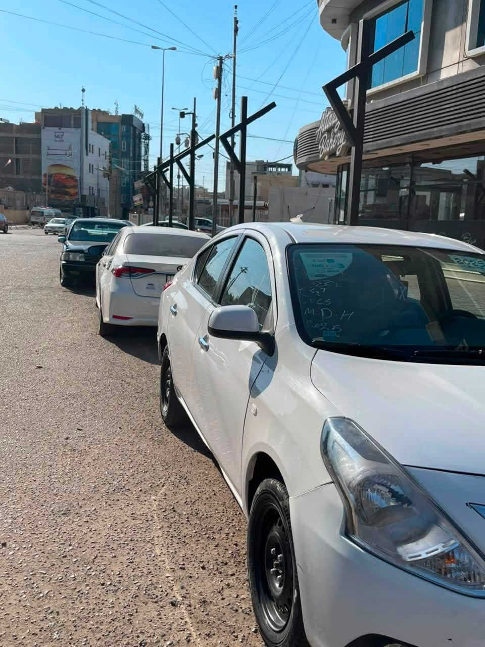 نيسان صني هندي 2025
ماشية 16km
رقم أربيل باسم شركة 
السياره جاهزه مكينه كير حداديه تبريد 
دهن امس مبدلة نوعيه زينه 
ضمان السور 
بيهه جاملغ امامي صبغ بدون ضربة والباقي طخات بسيطة شوفة العين 
السعر 118 بيهه مجال حك الجية 
اقرة المنشور واتصل 
***********
