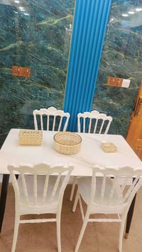 ميز طعام • طاولة طعام • طقم سفرة • كراسي سفرة • مرمر • بورسلين • ميز ط...
