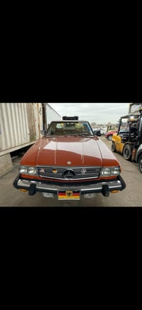 مارسدس SLC450 موديل 1979 مكينه 8 سلندر كشف رقم اربيل باسمي السيارة مكف...