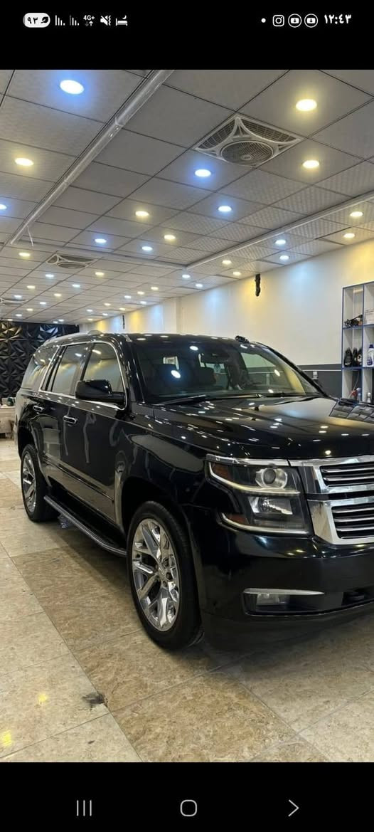 تاهو 2018 بريمير رقم بغداد الدولي بأسمي سنوية جديده لل2031 ماشيه 77 كم كفالة من الصبغ فقط بارد بدون صبغ 
المواصفات فول الفول 1/1
دواخل قرميدي كشن متصل 
حداده طوبه برغي مناقصه 
ويل بريمير 22 اصلي تخم تاير ترحيب بالمري الجانبيه
 شاشه بالتبريد الخلفي                    
(فتحة قمارة) 
كشنات كهرباء كشن هزاز(عند اقتراب السيارة من اي شي) 
كششنات خزن(ميموري)
كشنات (تدفئة+تبريد) 
كشنات خلفية كهرباء+تدفئة
 شاشة كبيره قاصة سرية
شحن الهاتف لاسلكياً
رادار سائق آلي كروز سرعة
داتا شو DATA SHOW 
خمس بصمات
فول تحكم استيرن(جهتين امامي+جهتين خلفي)
ستيرن كهرباء+ تدفئة 
شاشة عرض الاعطال
 صندوگ كهرباء +(شفط)
فتح صندوك تلقائيآ عن طريق القدم نظام السير على الخط 
دبل كير(عادي+اوتوماتيك)
دبل حساس(امامي+خلفي)
نظام تحكم بمستوى الضوء الداخلي
مانع انزلاق ABS
(تحكم كهربائي بالبريك والبانزين)
شاشة خلفية DVD اصلي 
كاميره دواره  
تشغيل عن بعد
دوسات كتابة CHEVROLET
اللواسق مال الشركه بكل الشاشات
 اشارة بالمري مري كهرباء(شفط)
نقاط عمياء
لايت عدسة زنون لد امامي
سستم نيكل جنطه بلادي
داتاشو كبيره كيجات ديجتال 
وبعد باقي المواصفات البريمير المعروفه مكان السياره البصره قضاء المدينه اربع 4 دفاتر قفل ماكو هيچ نضافه ب بموديلهاااا
***********
***********
