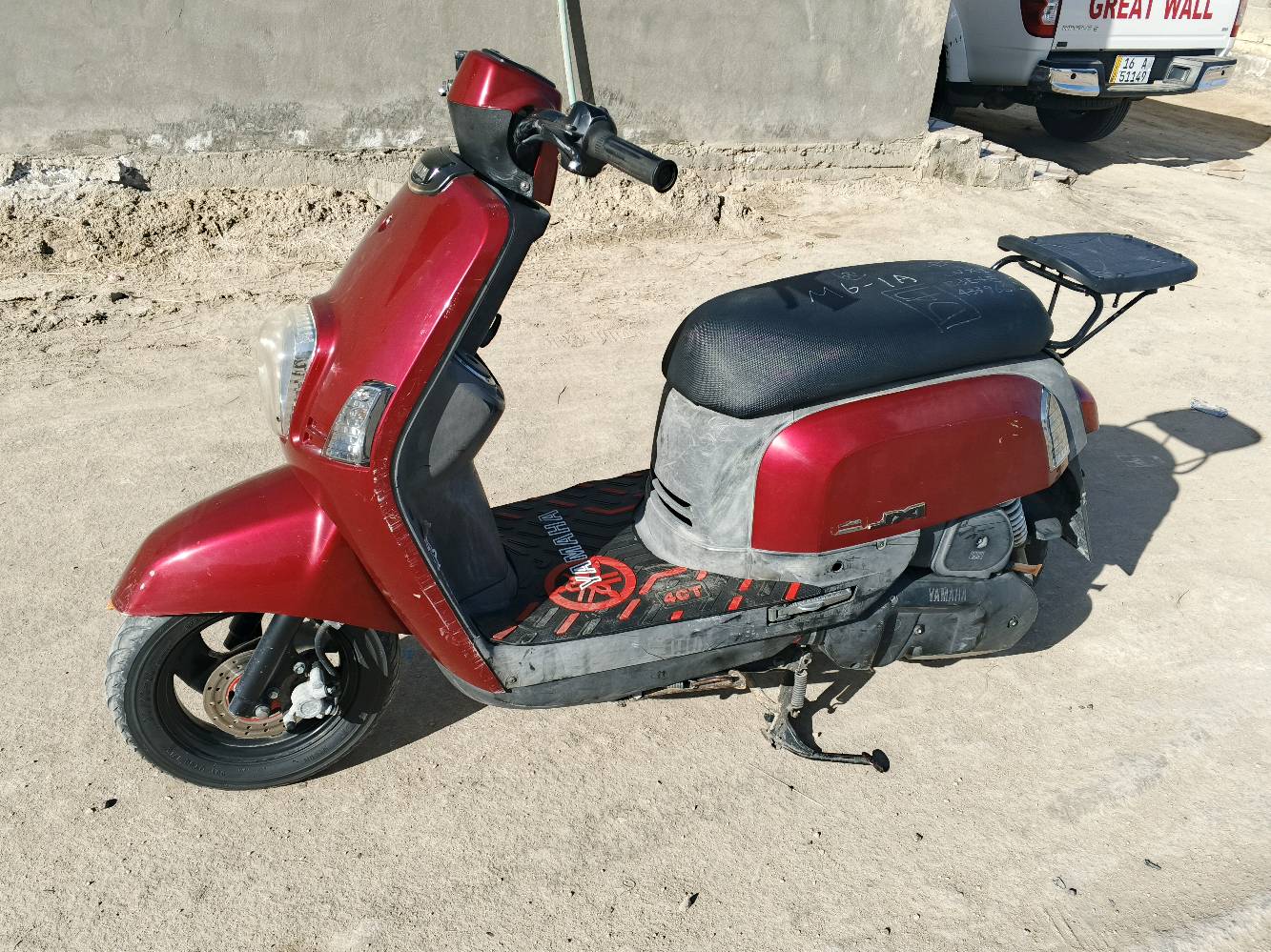 النجف الاشرف الحيره
الدراجه ماشيه 50000 بس
كله شغاله ما بيه اي نقص محرك 49 بلادي ما مفتوح