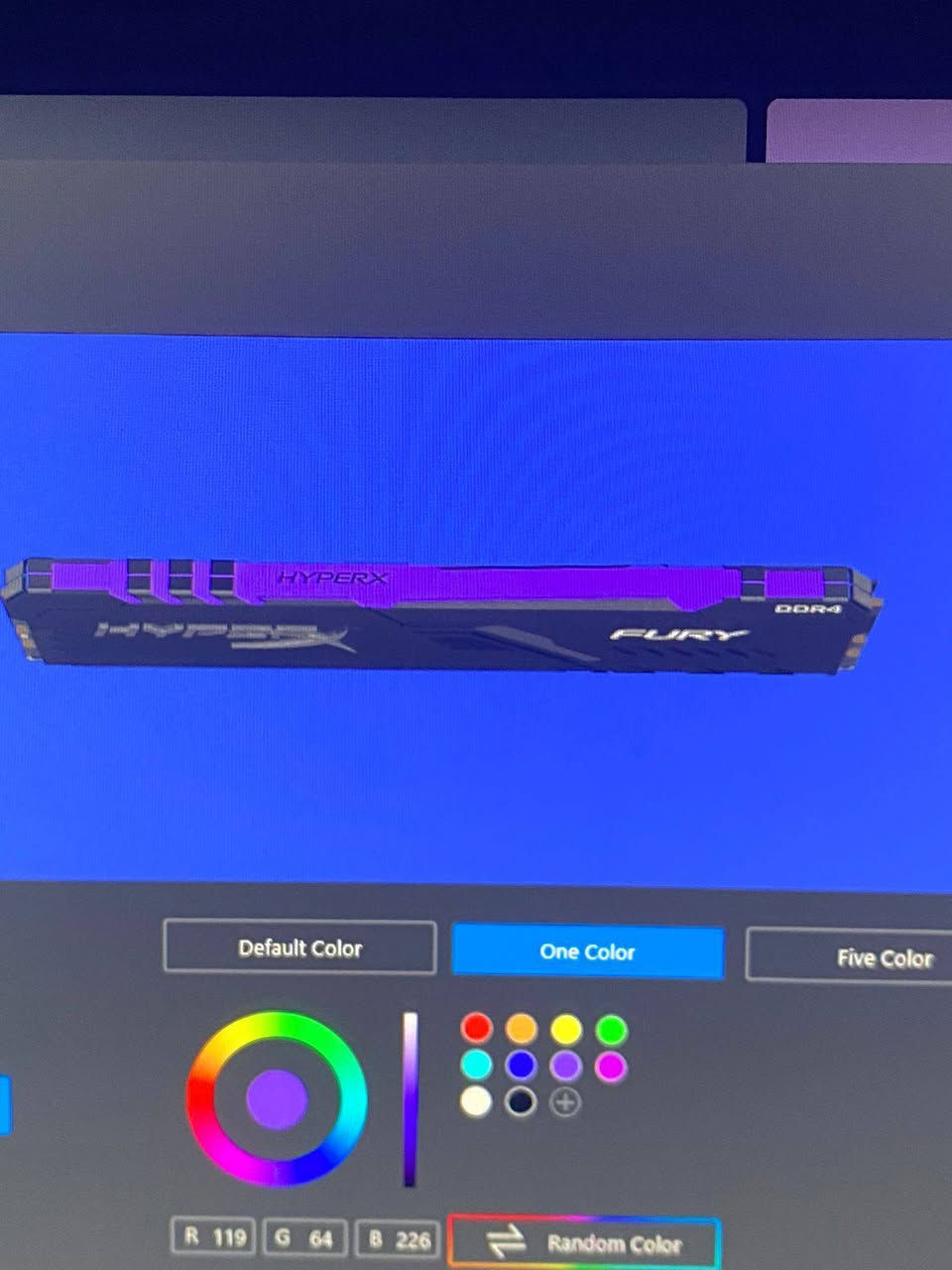 قطعة رام وحدة Hyper X Fury 16gb  2666mt/s

السعر 100الف وبي مجال 

الرقم ***********
