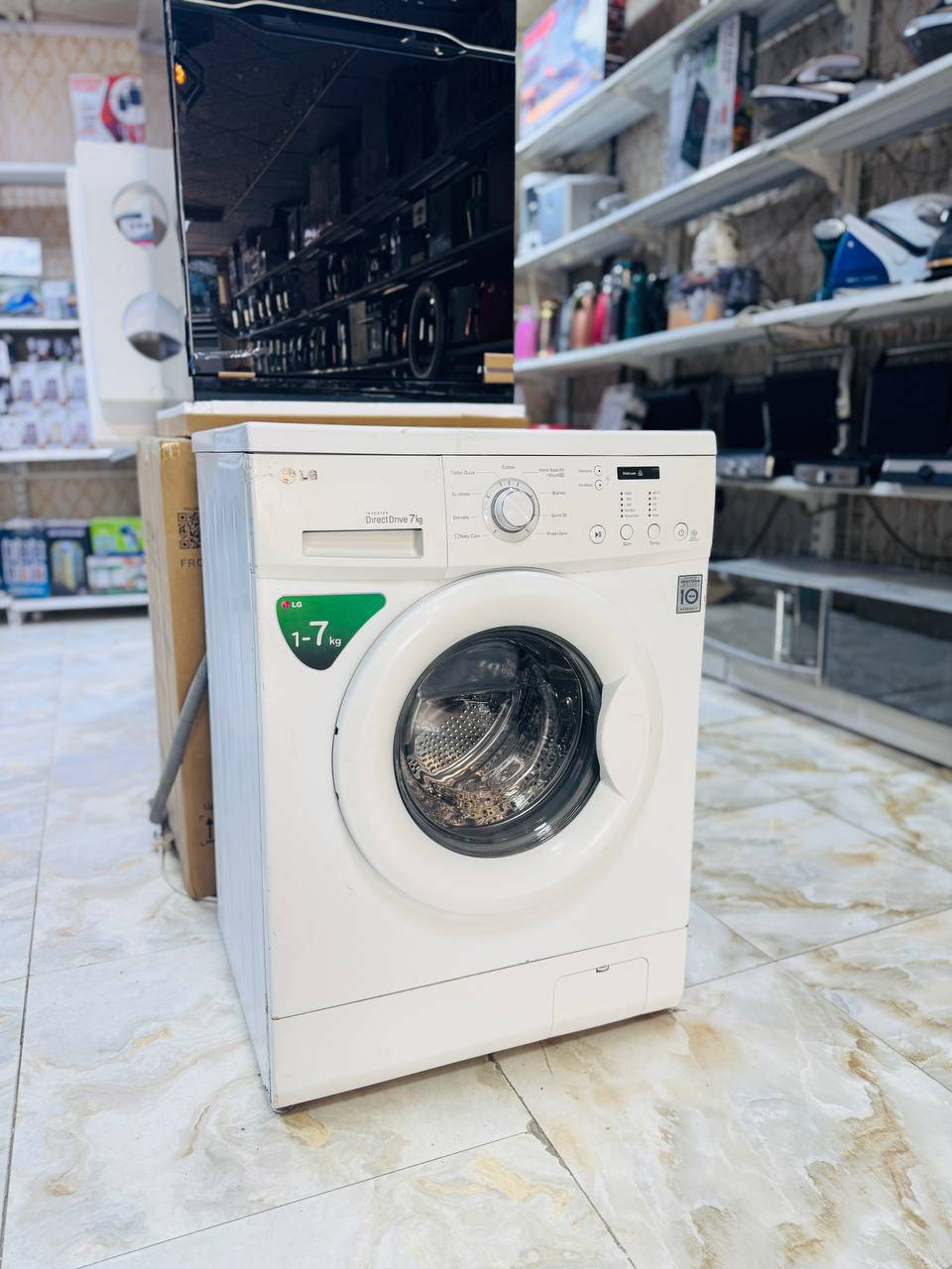 غسلٌ دقيق... وتجفيفٌ تام!
غسالة #إل_جي ذات الباب الجانبي، تمنحك ملابس نظيفة وجاهزة للارتداء فورًا.

🔺غسالة ملابس أوتوماتكية  🔻
✅حالة الغسالة  10/10
✅سعة الغسيل 7 كغ
✅سرعة التجفيف 1400 دورة في الدقيقة
✅الفئة أوتوماتيكية 
✅لون ابيض 
✅تسخين الماء 95°

أداء ذكي، راحة أكبر، متوفرة الآن لدى 

السعر 195 الف 

اوقات دوام الرسمي  🔻 

10 صباحا لغايه 12 ليلاً

‎موقعنا 📍 : نجف الاشرف - شارع المطار -  مقابل بوابه الدخول - أو على جهه مخابز وافران النجف 

*********** 📞***********⁩
