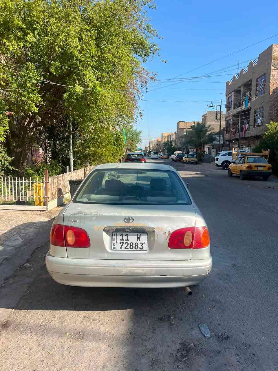 السلام عليكم
للبيع كورلا موديل 2000 بأسمي مكينة 1800
السيارة جاهزة تبريد شغال 
مصبوغة حزام توجد خياسات بالبابين الورى حسب ما مبين بالصور  
السعر 53 ورقة وبيها مجال تلفون *********** يوجد واتساب
