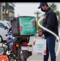 مندوب توصيل • كربلاء المقدسة • بدرّاجة