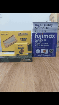 بكج كامل لسيارات كامري وكورلا هايبرد زيت فوجي ماكس الياباني 0w16 فلاتر...