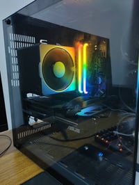 PC للبيع ركز بل مواصفات زين   كرت الشاشة  ASUS DUAL RX 7800 XT 16GB ال...