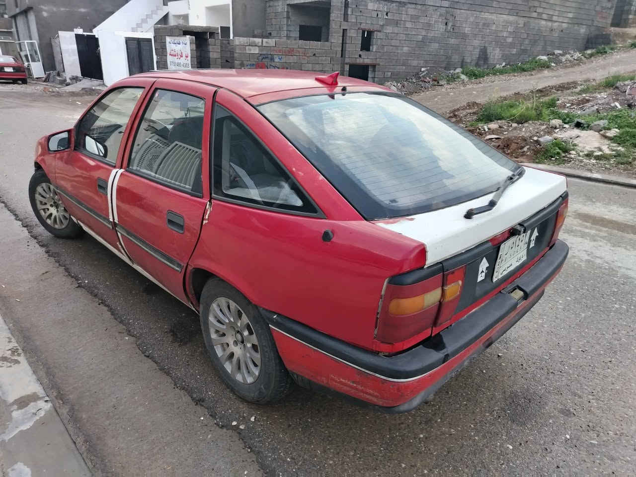 سلام عليكم اوبل فكترا لون احمر موديل ١٩٩١ للبيع كير عادي ومحرك وبشرط
تدفئه شغاله
تخم تاير جديد
صدر ٩٠ بالميه
كهربائيات كلها شغاله
كيجات شغاله
بيها خياسات وسياره نصبتها حلوه
رقم كركوك بيها كوبون بانزين
تحويل او وكاله بشرط سنويه حد شهر ١١
مكان سياره أربيل
*********** أربيل, العراق
