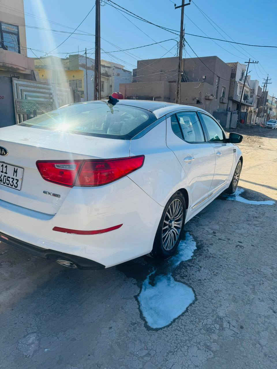 السلام عليكم اوبتمه مديل 2014امريكي ضربته جاملغ وبنيد  ما عابره بيه ضربه جوه سونار موجود سياره رقم بغداد انكليزي السياره جاهزع من كلشي مكينه وكير وحداديه وتبريد فول مواصفات بصمه كشنات كهرباء مري شفط بنرامه فول للخير على اخر حبايه كشتات جلد مكيان السياره الديوانيه السعر 120وبيه مجال بصيط   رقم ***********
