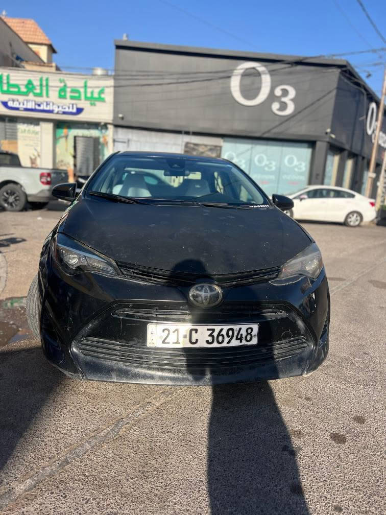 سلام عليكم 
كورلا ٢٠١٧ le كندي
مواصفات le  معروفة هزة جديد وسنوية لل ٢٠٣١ باسمي 
تحويل وكاله شرط وكير ومحرك وتبريد شرط بيها دفتر بانزين مكاني كركوك
حادث جاملغ وبونيد والسقف بيها حلوب وبيها طلقه تايه السعر ١١٥  / *********** // *********** كركوك, العراق
