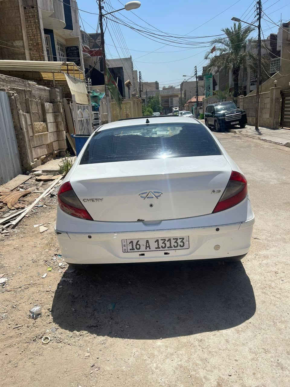 السلام عليكم ورحمه الله وبركاته شيري A3 موديل ٢٠١٣ رقم مميز قادسيه شرط التحويل راعيها يريد مداور وين ما جنت يجي يبصملك  تحكم ستيرن فتحه سقف السياره فول ترايك وين ما يعجبك السياره مسويلها ادامه كامله مكينه تجفيت مضبوط ١٠٠٪ قبل شهر لا تنقيص ولا تبخير وكير النترا مقدس قبل سبوعين شديته السياره جاهزه ع اخر حبايه بيها كم نقص بسيط بس اني ما فارغ الها للاستفسار اكثر اتصل وبخدمتك *********** متوفر واتساب السعر 41 وبيها مجال للطيبين مكاني بغداد البلديات
