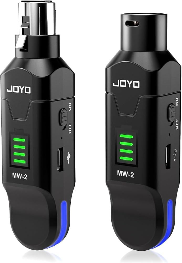 للبيع جهاز JOYO MW-2 Wireless Microphone System الأصلي، الحل الأمثل لتحويل أي ميكروفون سلكي (XLR) إلى لاسلكي بحرية تامة وبدون فقدان في جودة الصوت.
المميزات والمواصفات:
• النظام: يعمل بتردد 2.4GHz العالمي (ثبات عالي في الإشارة وبدون تداخل).
• دقة الصوت: نقل رقمي عالي الدقة 24-bit / 48kHz (صوت كريستالي ونقي).
• القنوات: يحتوي على 4 قنوات قابلة للتبديل لتجنب أي تشويش محيطي.
• البطارية: بطارية ليثيوم مدمجة قابلة للشحن، تدوم حتى 5 ساعات عمل متواصلة.
• المدى: تغطية تصل إلى 30 متر في الأماكن المفتوحة.
• التوافق: يركب مباشرة على الميكروفونات الديناميكية (Dynamic Mics) وأجهزة المكسر والسماعات.
• التصميم: حجم صغير جداً، خفيف الوزن، ومتين وشحن سهل عبر USB


**إذا كنت صاحب هذا الإعلان وتريد حذفه لأي سبب، رجاءا أرسل رسالة إلى الدعم الفني**
