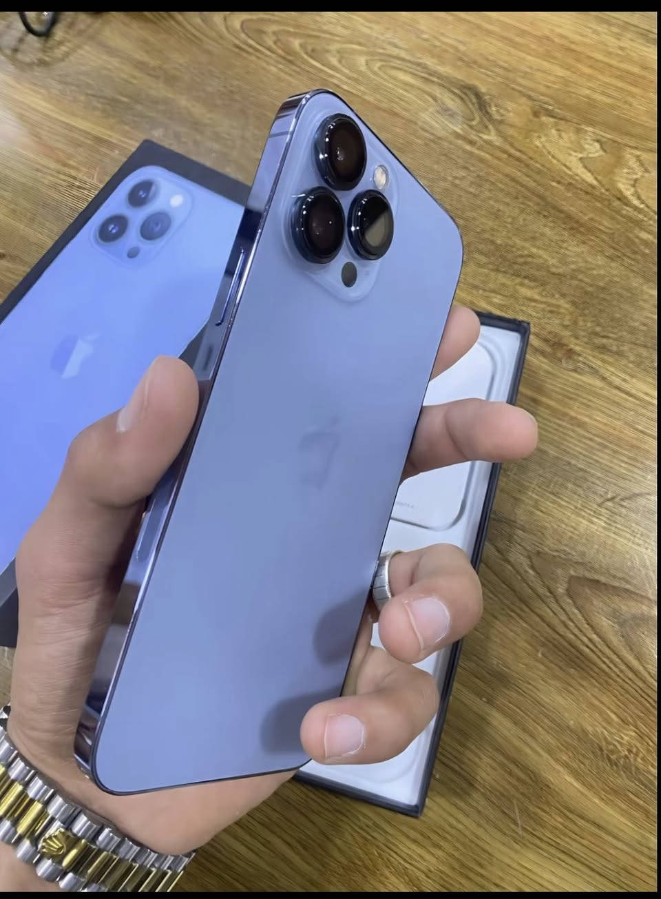 السلام عليكم ايفون 13برو ماكس جهاز نضيف كلشش نضيف شخط مابي بطاريه 95 ذاكرته 256 مكفول من كلشي سعره 800الف عنواني ميسان حي الرساله


**إذا كنت صاحب هذا الإعلان وتريد حذفه لأي سبب، رجاءا أرسل رسالة إلى الدعم الفني**