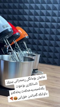 خلاط عجانة RAF • ٢ لتر • ٢٧٠ واط