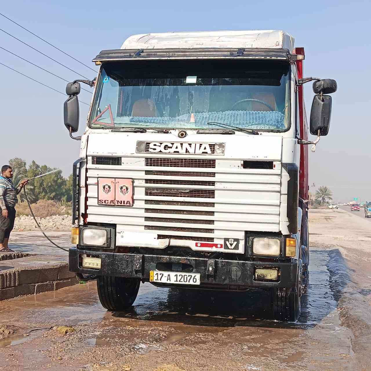 سكانيه البيع مديل 91 تخم تاير مكينه 8 كير 5/5 مجموعه كلااو شاصي مكفول بدي مايلر. //***********
