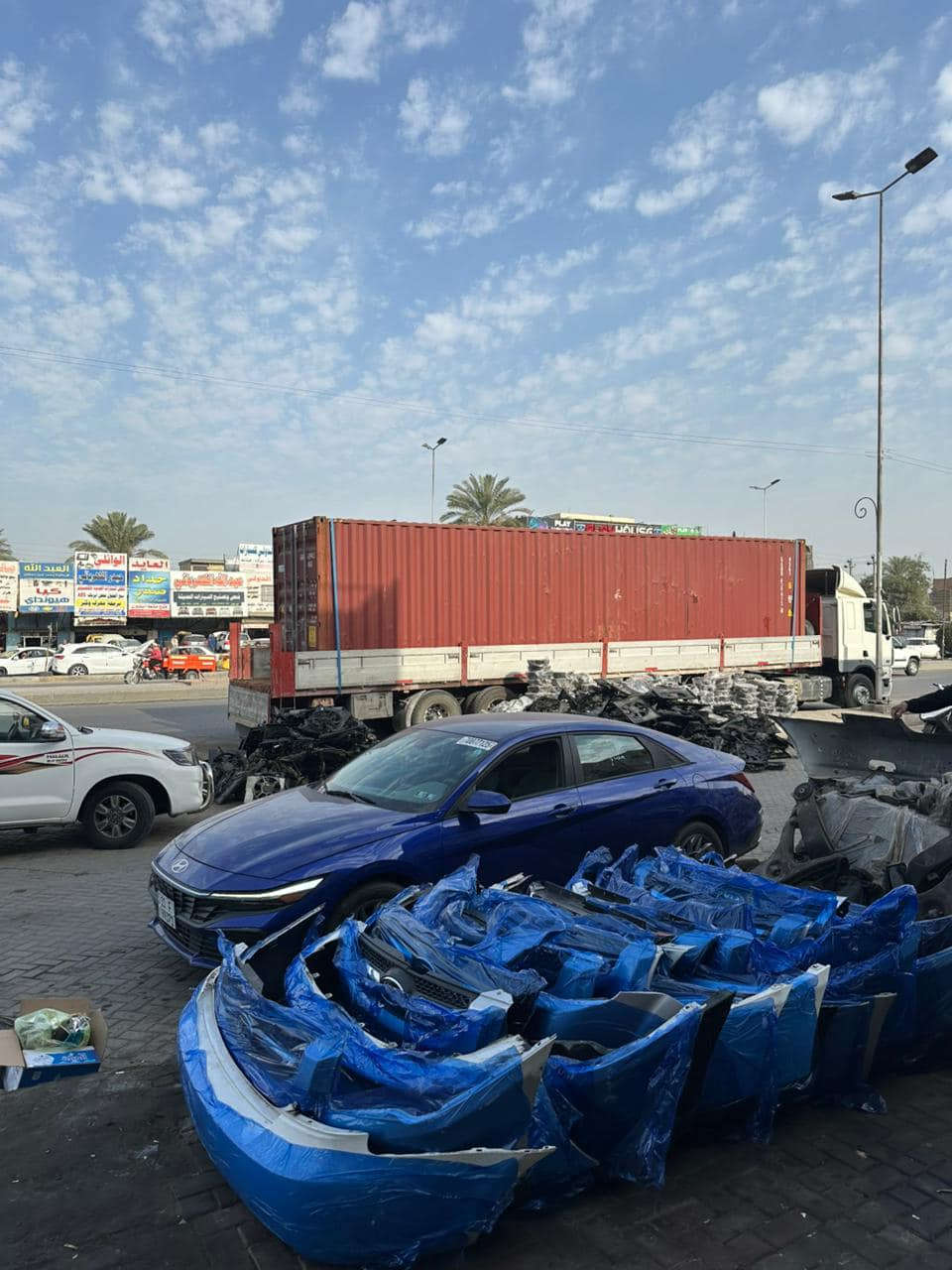 تم وصول حاويه اكسنت محركات حداده صدر نواعم العنوان الطالبيه *********** حبش
