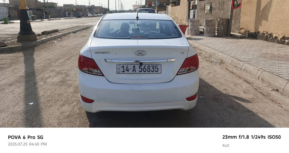 سلام عليكم اكسنت 2016 ماشيه 100خليجي للبيع رقم بصره بسمي تحويل ثاني يوم كير مكينه خير من الله مكينه ابدل بيه كاز كيت بيه3قطع باب السايق والباب الخلفي وقبق جنطه رش بدون معجون مكان واسط كوت مركز المدينه السعر 95وبيه مجال حك الجيه استفسار اكثر ***********
