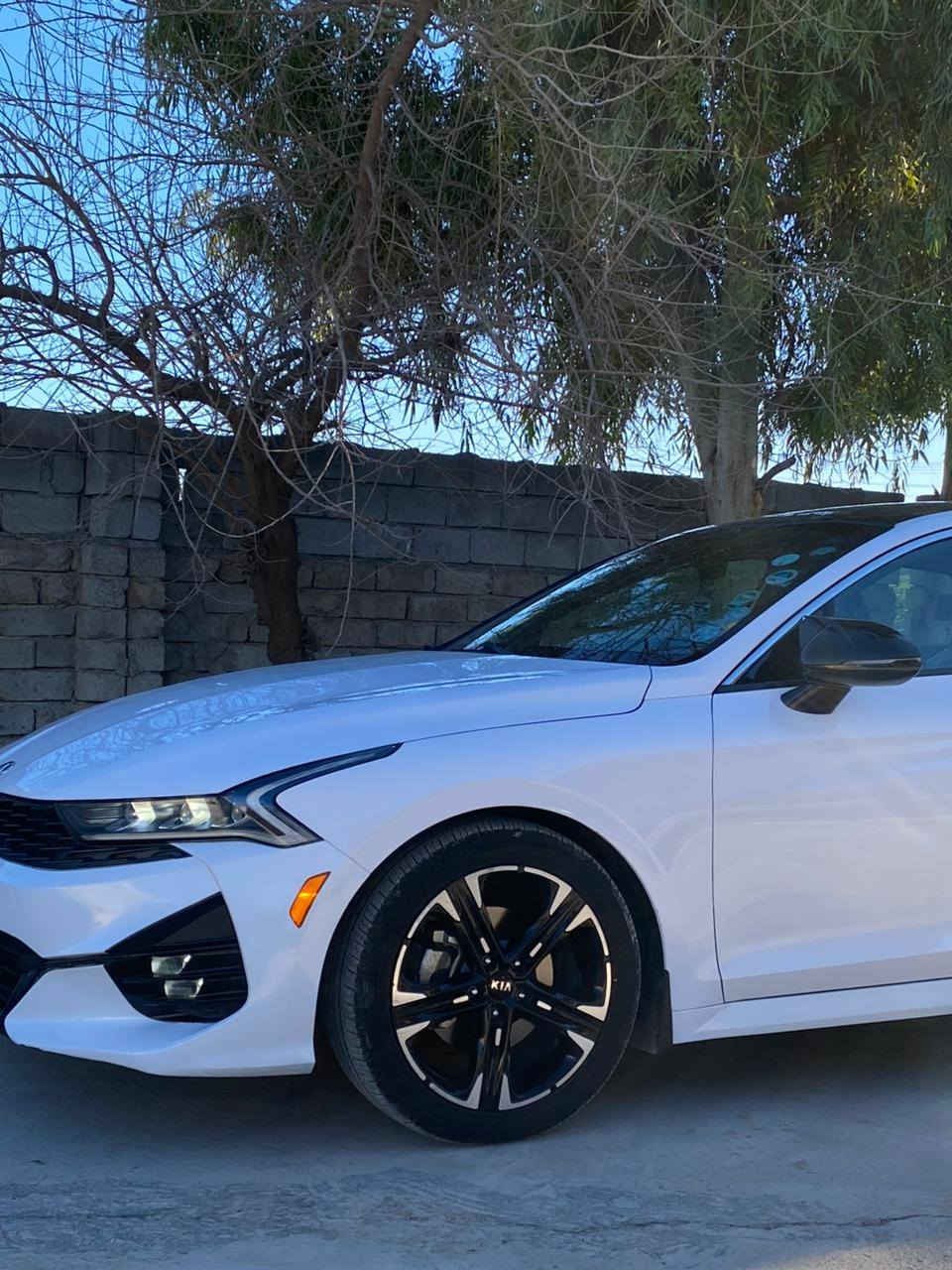 K5
موديل 2021
امريكي بدون ضرر شرط 
عداد 65 ميل 
محرك 16 توربو 
المواصفات الداخلية
شاشة وسطية 8 أو 10.25 إنچ
دعم Apple CarPlay و Android Auto
تشغيل بصمة (زر تشغيل)
مقاعد جلد
مكيف أوتوماتيك ثنائي
فتحة سقف بانوراما 
أنظمة الأمان
نظام مانع انغلاق الفرامل ABS
نظام الثبات الإلكتروني ESC
حساسات أمامية وخلفية( 5 رادارات )
كاميرا خلفية
نظام المحافظة على المسار
نظام التحذير من الاصطدام الأمامي
مميزات خارجية
مصابيح LED كاملة
جنوط 17 أو 18 إنچ
تصميم رياضي جديد

السعر 205 $
***********
