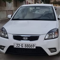 كيا ريو للبيع موديل ١٢ محرك ١٤ بيها صبغ بالداير الخلف فقط جهت النفر ور...