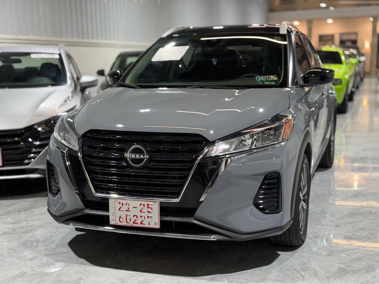 نيسان كيكس SV
موديل : 2023
ماشية : 23 الف
السعر : 150  بدون رقم بي مجال
الضرر قطعتين مبدل بلادي نفس لون باب سكن وجاملغ سكن ايربكات سليمه  صوره ضررها داخل المنشور 
مواصفات :
_ بصمة 
_ الأبواب بصمة
_ هاند بريك بصمة
_ سقف اسود
_ اوتو هولد
_ تشغيل عن البعد
_ كامره خلفي
_رادار  امامي
_ توقف ذاتي عند رجوع الي خلف
_شاشة ايباد
 _ فول تحكم ستيرن
 _ويل كروم 
رقم كاتي : تترقم إربيل _ سليمانية كلفه رقم 15 ورقة
العنوان : كركوك/ شارع المعارض
شركة الآمان/معرض المعتز
للاستفسار : *********** كركوك, العراق
