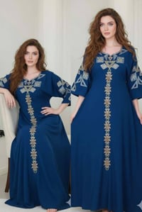 دشداشه نسائي • كشمير ايطالي • مقاسات 2XL-5XL