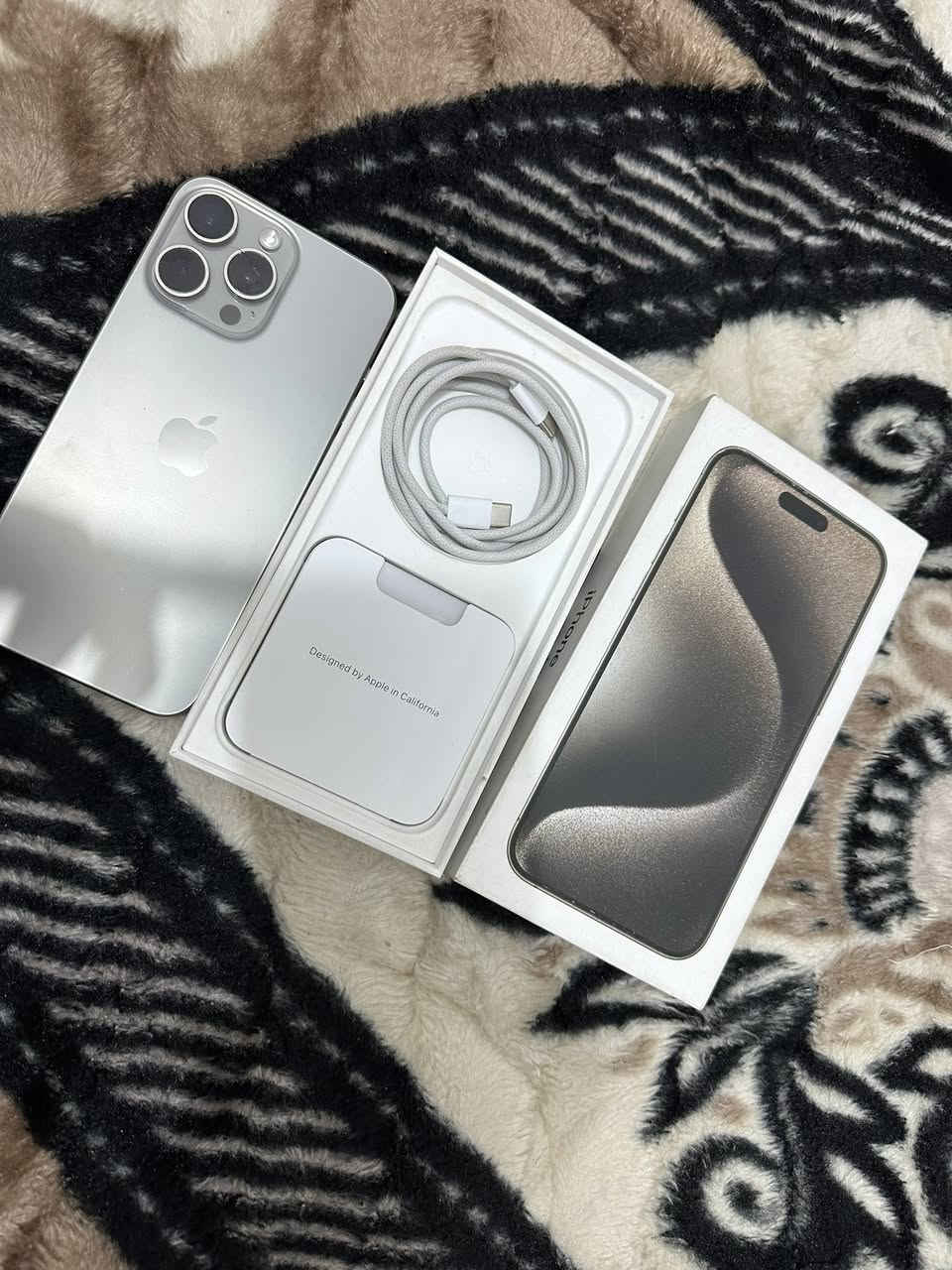 ايفون 📱 15pro MaXللبيع
الذاكرة: 256
البطاريه🔋: 86 ملاحضة بالحاسبة تقره 87
شرق اوسط ماستر AA/A
 جهاز كلش نضيف وين متريد فحصه #السعر مليون فقط (قفل) ‭٠٧٧٨ ١٦٤ ٢٥٤١‬ للاستفسار العنوان النجف
