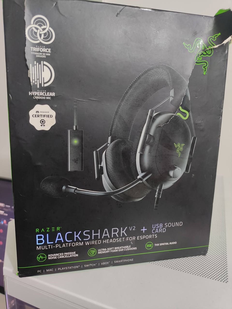 صباح الخير ♥️ 💙 💚
قطع باسعار مناسبة ونهائية وتوصيل متوفر ❤️

Razer Blackshark v2 usb sound card 7.1        السعرر (50) الف نهائي
من افضل واقوى السماعات الي ممكن تجربها كلش نضيفة ما بيها اي ذرة خلل وهاي مو X هاي يجي وياها كارت صوت نظافة 100%

ستاند مايك احترافي boom arm stand جديد فقط مفتوح من الكارتونه السعر قفل (25)

Ram 16gb ddr4 2666 1*16  قطعه جديد فقط مفحوص السعر قفل (50)

Ram Crucial 8gb 3200 rgb xmp قطعة
مستخدم السعر قفل (35)

مكاني بغداد الحرية متوفر توصيل  4 بغداد ومحافضات 6 وشكرا 💚 
***********
