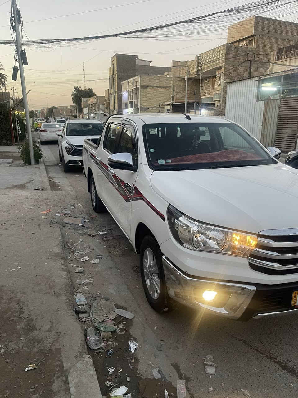 السلام عليكم
بيكم تيوتا هايلوكس 2023 ناصي
ساز السيارة مكفوله كفالة عامة
ماشية 61 ألف كيلو متر
رقم سليمانية 
مكان بغداد الشعب 

السعر 285ورقه وبيها مجال بسيط

ترهم مراوس 
***********
