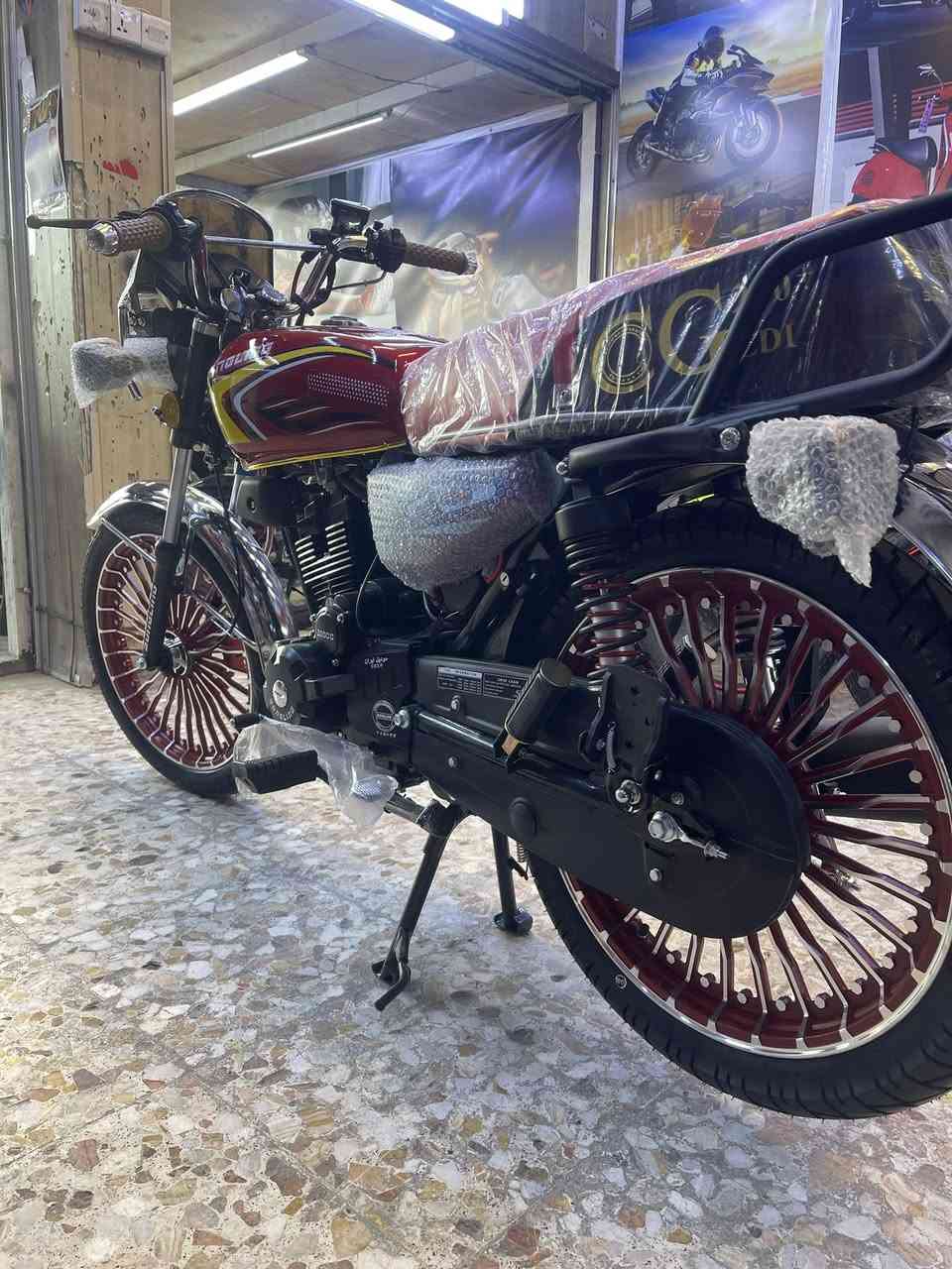 البيع بلنقد والتقسيط فقط رافدين مشمول بلاقساط  
الاستفسار والاتصال  التواصل وتساب ***********
العنوان : بغداد الشعب  شارع الصحه مقابل شركة بيبسي بغداد مركز ابو كيان للدراجات الناريه
