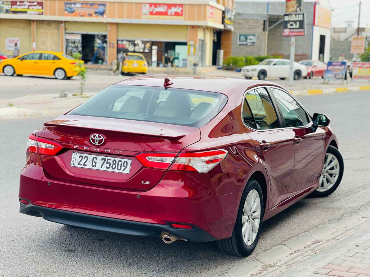 كامري 2020LE للبيع
الضرر بابين  وشويه بالهلال بدون دواخل بدون ايرباك
الداخل بيجي
رادار وتحديد سرعه
تايرات جدد رقم اربيل السعر 188 شرط التحويل مكان السياره صلاح الدين رقم صاحب السياره *********** زين
 ‏‪***********‬‏ اسيا
