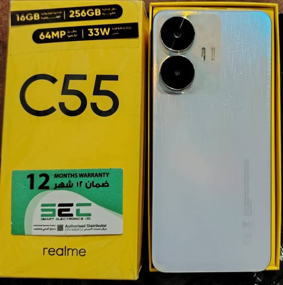 بيع او مراوس بايفون 13 برو او برو ماكس او الترا s22 وانطي فرق 

جهاز ريلمي c55
المواصفات الرئيسية:
الشاشة: 6.72 إنش، من نوع IPS LCD، بدقة FHD+ (1080×2400 بكسل) ومعدل تحديث 90Hz.
المعالج: MediaTek Helio G88 (ثماني النواة، 12 نانومتر).
الذاكرة والتخزين:
مساحة التخزين: 256 جيجابايت.
الذاكرة العشوائية (RAM): 8 جيجابايت فعلية (يمكن زيادتها ديناميكياً حتى 16 جيجابايت من إعدادات النظام).
الكاميرا:
الخلفية (مزدوجة): الرئيسية 64 ميجابكسل، والثانوية 2 ميجابكسل للعزل.
الأمامية (سيلفي): 8 ميجابكسل.
البطارية والشحن:
سعة 5000 مللي أمبير.
شحن سريع بقوة 33 واط (تقنية SUPERVOOC).


**إذا كنت صاحب هذا الإعلان وتريد حذفه لأي سبب، رجاءا أرسل رسالة إلى الدعم الفني**