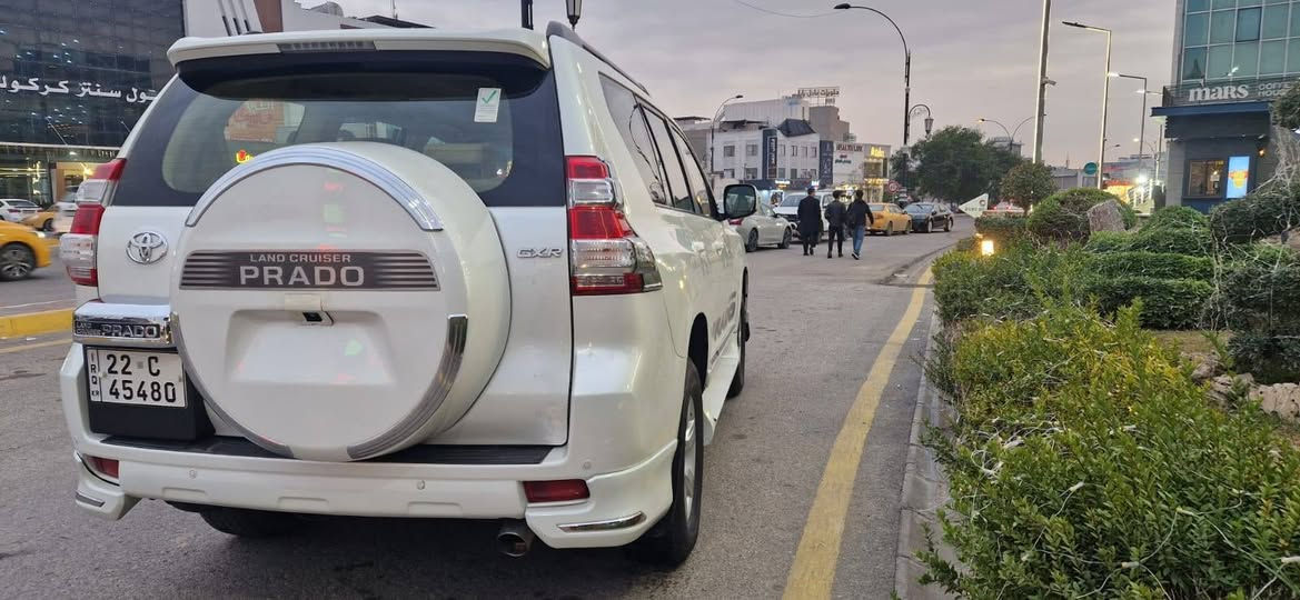 برادو 2015 شكل جديد/سيارة جديدة
فول ماعدا الفتحة
محرك 6V
كشن كهرباء
محرك كير بشرط
رقم شمالي 
ماشيه 100الف حقيقي
باب مبدل بلاد شركة
مكانها كركوك شراي يتصل ***********
