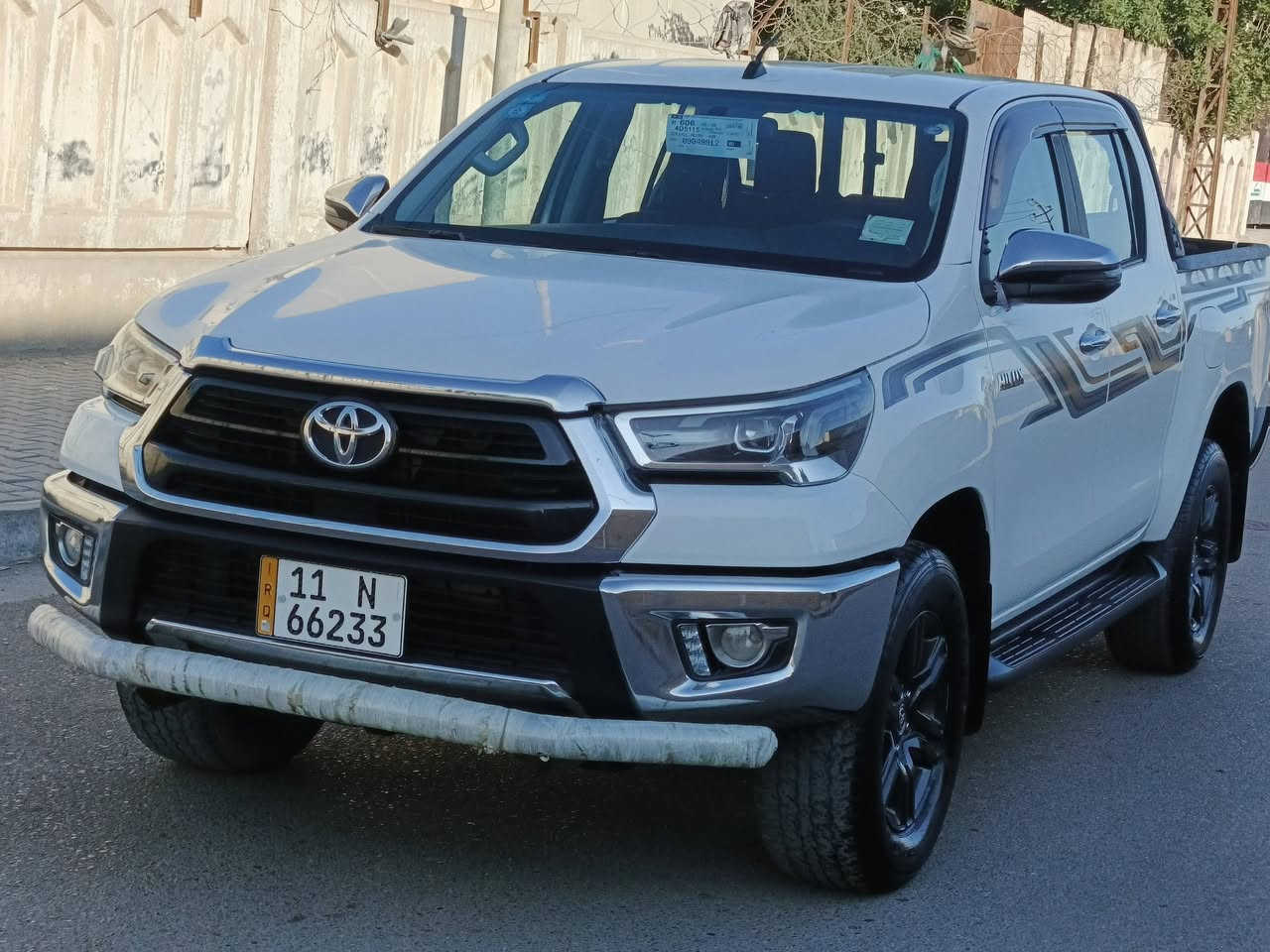 سلام عليكم هايلوكس 2021 مكفولة
رقم بغداد بسمي كامره خلفيه حساسات خلفيه 
تبريد كشنات + كير اوتو وقود بانزين 
سكن بغداد  *********** انتصال فقط
