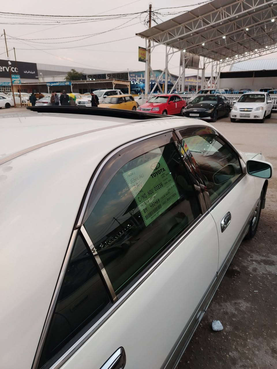 سلام عليكم ملكه مديل 2003 فول  كفاله عامه من لكصه وصبغ وضربه مدفوعله ضريبه وكمرك  جاهزه من كلشي  من كامرات ومري شفط وليت زنون على وناصي سياره جديده
***********
