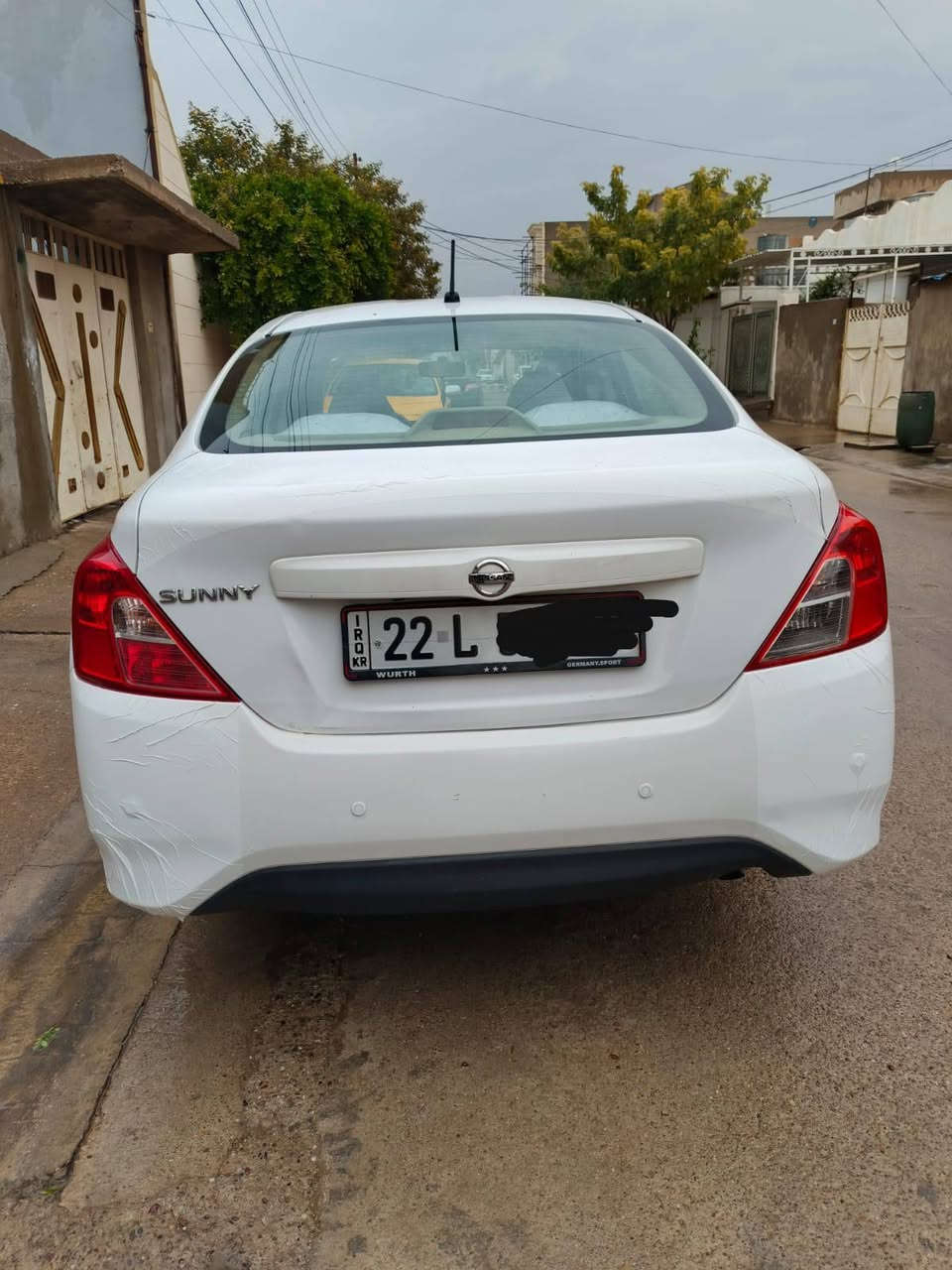 نيسان صني 2018 
هندي بليت ازرق 
دبل گيچ و ABS
مانع انزلاق 
مواصفاتة معروفة

گير و مكينة و تبريد بشرط 
صدر أمامي و خلفي جديد 
بطاقة بنزين موجود 
سنوية جديد لحد 2030 
سونار موجود

سعر 87$ مجال بسيط 
مكان كركوك 
*********** كركوك, العراق
