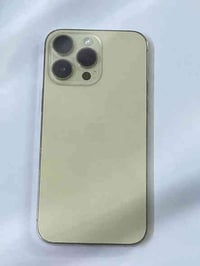 آيفون 14 pro max  لون ذهبي 💛 ذاكرة 256 بطارية 79🔋 مبدل شاشة نوعية ممتا...