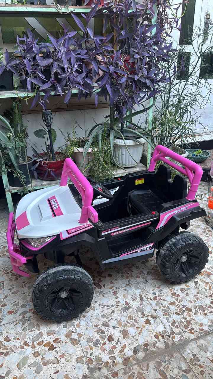 للبيع سيارة أطفال همر 🔥
بطارية 12V ومحرك قوي 
3 سرعات + هزاز 
مناسبة من عمر ٣ سنوات لحد 8 سنوات 
تحكم ستيرن وريموت 🎮
السيارة جديدة استعمال شهرين فقط، 
نظيفة جدًا وما بيها أي عطل

شحن قوي وحلوة كلش للأطفال 
أبيعها لأن ما عندي مكان إلهاا
السعر 100 قفل مابيها مجال 
التواصل مع هذا الرقم ***********
