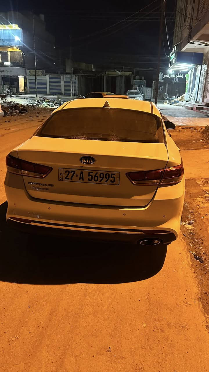 كيا اوتيما وراد امريكي 2017
حره بأسمي رقم انكليزي 
موصفات شاشة شفط مرايات كلاب 
حساسات خلفية حادث قطعة وحدة بنيد
بدون دواخل سيارة جاهزة من كلشي مكينة كير حدادية تبريد 
السعر 137 وبيها مجال هـ ***********
المكان ذي قار الشطرة
