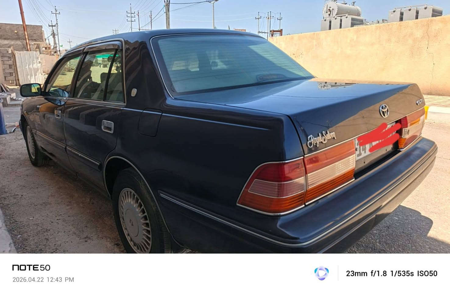 اللهم صل على محمد وال محمد 
كراون راس الثور تكم
اللون نيلي موديل 1999
رقم بصرة دولي بأسمي سنوية لغاية 2030شاصي 55 
كفاله من الصبغ قطرة خياس مابيها  جديدة بمعنى الكلمة دخول جديد تبريد امامي خلفي شغال منظومة تبريد جديدة تخم تاير جديد باتري جديد منظومة بانزين قبل كم يوم شادها دواخل السيارة باكيت دشبول ايسر بلادي تحوير اماراتي دوشة ارضية جلد اقفال الابواب ريموت اصلي 
 مكينة VVT 2500 فيشة واحدة اقتصادي  نصبتها تخبل السيارة بديها صافي يخبل عدى خشم البنيد مأشر علية بالصورة طخه خفيفة
السعر 100$ وبيها مجال 
العنوان ذي قار /الجبايش 
الاتصال *********** 
واتساب ***********
